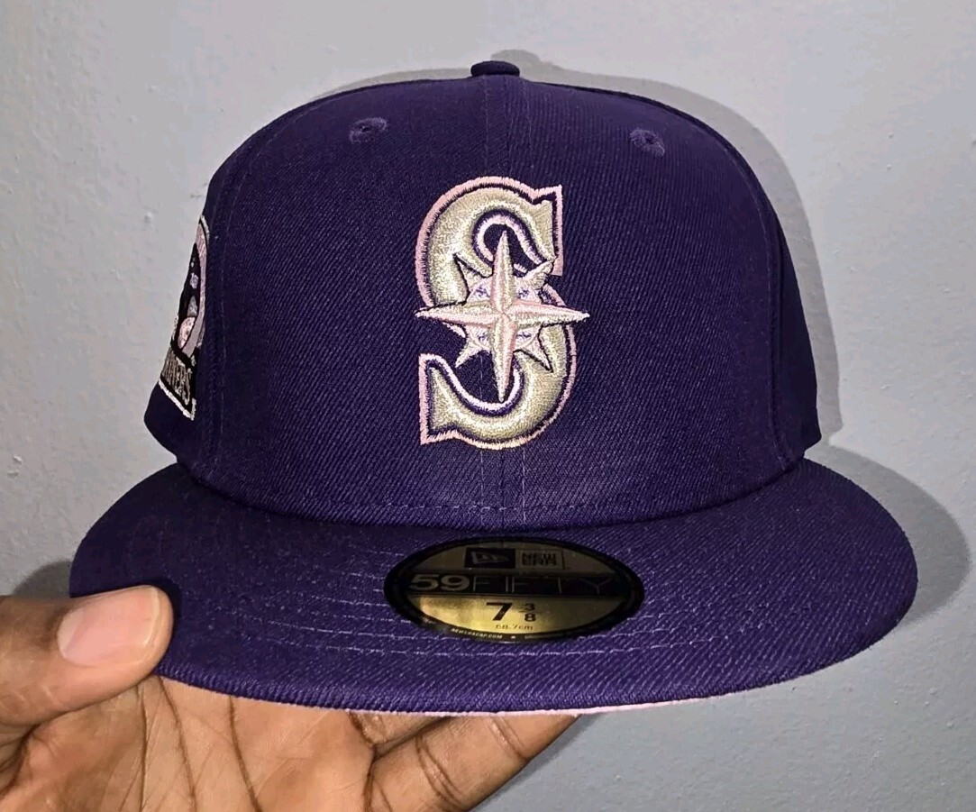 Hat Club Exclusive Mariners Pinky Uv New Era Fitted 7 3/8 | eBay