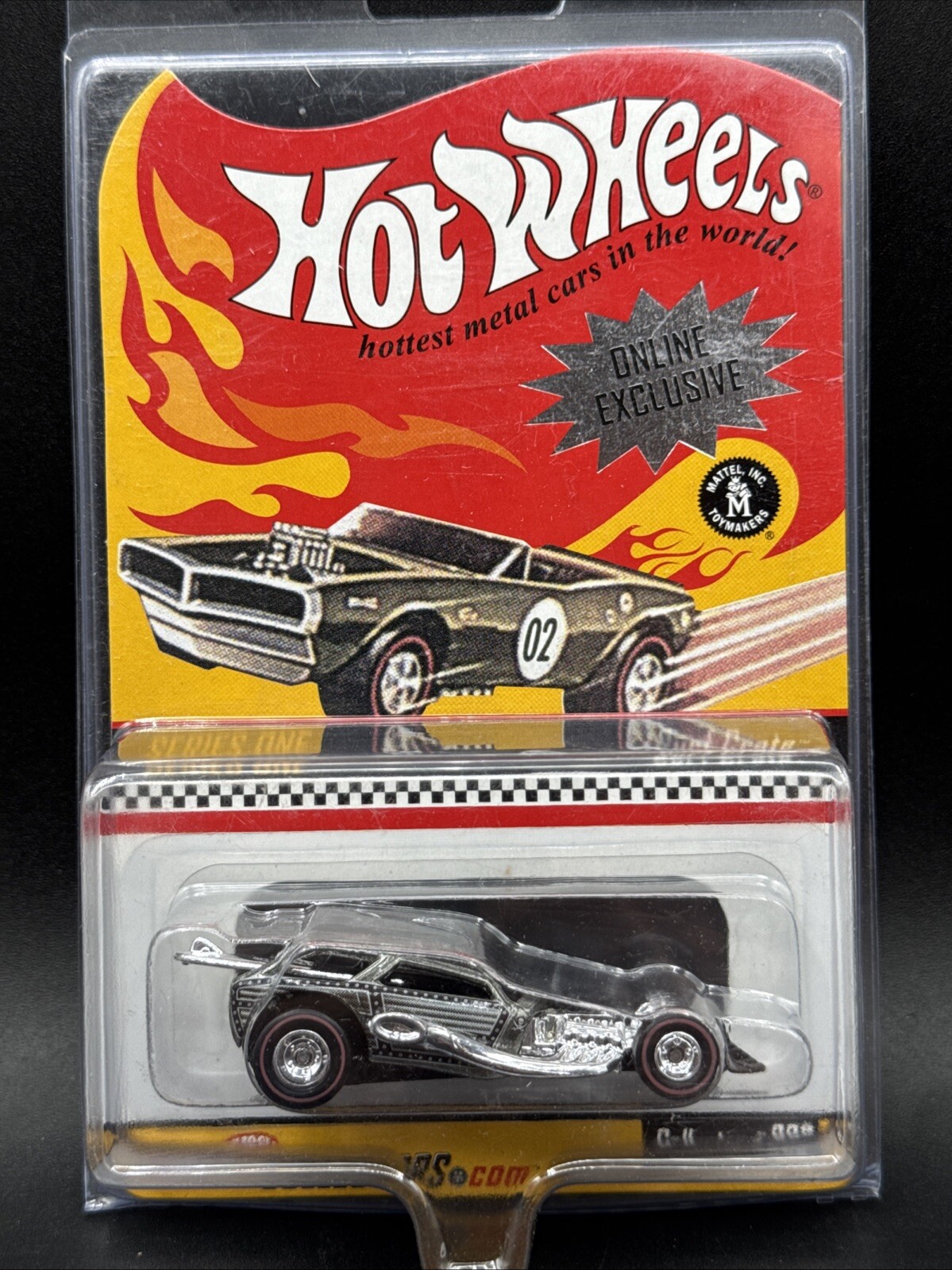 2001 Hot Wheels CHROME SURF CRATE Redline Club RLC Series One 03001/10,000