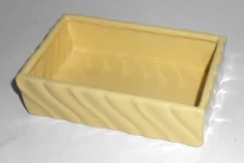 Franciscan Pottery Coronado Satin Yellow Cigarette Box