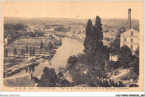 CPA - 16 - ANGOULEME - VUE SUR L HOUMEAU ET LA CHARENTE