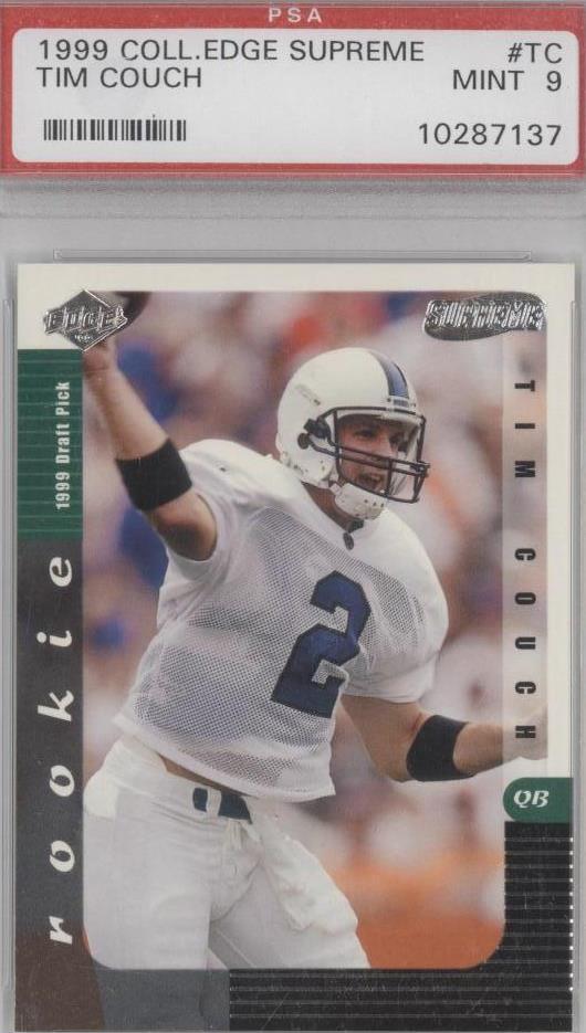 Collector's Edge Supreme Tim Couch #TC Trading Card 1999 for sale
