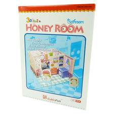 Cubic Fun Puzzle 3D Honey Room Baño Niños Juguete Baño 41 Piezas