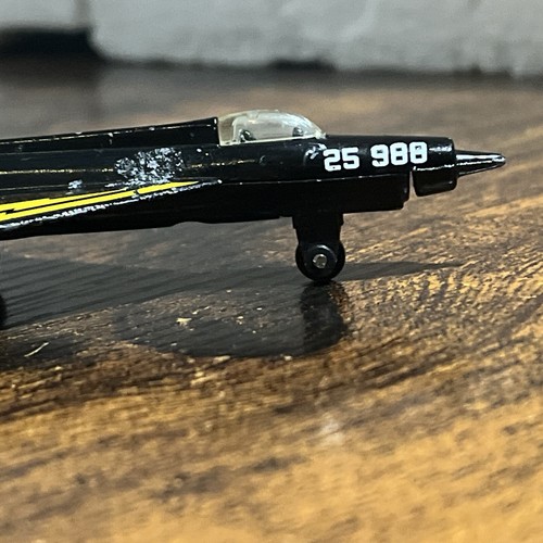 Vintage 1973 Matchbox SB 6 Black Yellow Mig 21 Fighter Jet Scorpion Collectible - Picture 14 of 16