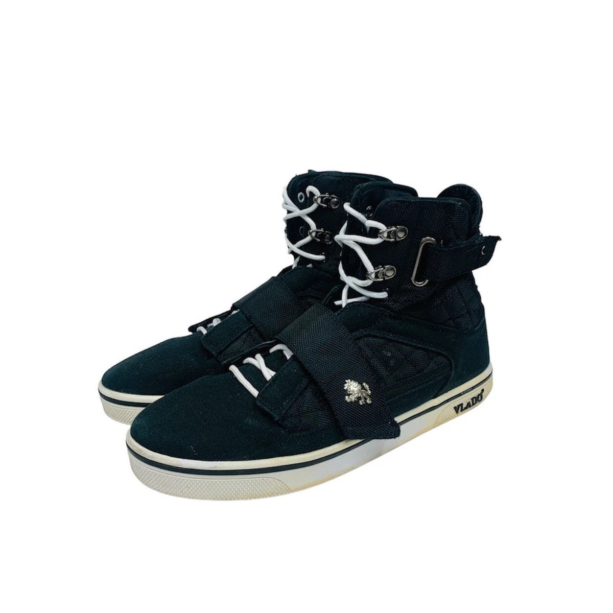 VLADO Footwear ATLAS II Men s Navy Canvas Hi Top Shoes Sneaker