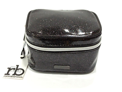 ROCCOBAROCCO BEAUTY CASE VISION SCHWARZ GLÄNZEND 14 CM - TRUCKHALTER RBBE341501
