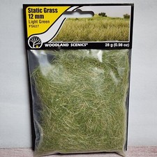 Woodland Scenics Part  FS 627 Static Grass 12 mm Light Green