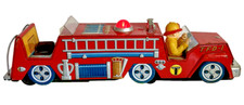 Tarheel Fire Department Tin Truck Japan 16" Battery Operated. repair or parts