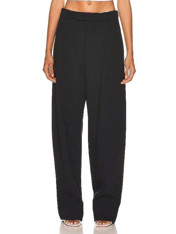 WARDROBE.NYC x Hailey Bieber Pantalón Negro Lana XS NUEVO CON ETIQUETAS $1000 Foto 2 de 4