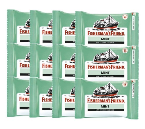 12, 24 sapori di zecca Fisherman's Friend losanghe sollievo dalla tosse, mal di gola 25 g - Foto 8 di 19