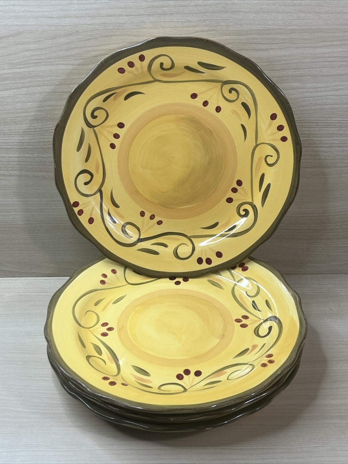 Home Trends Italian Villa Dinner Plates 11 1/8