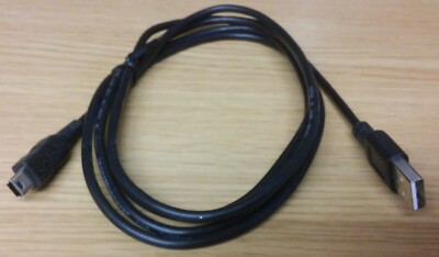 USB-A Male to USB Mini-B Male Data Transfer Cable (5') Brand New