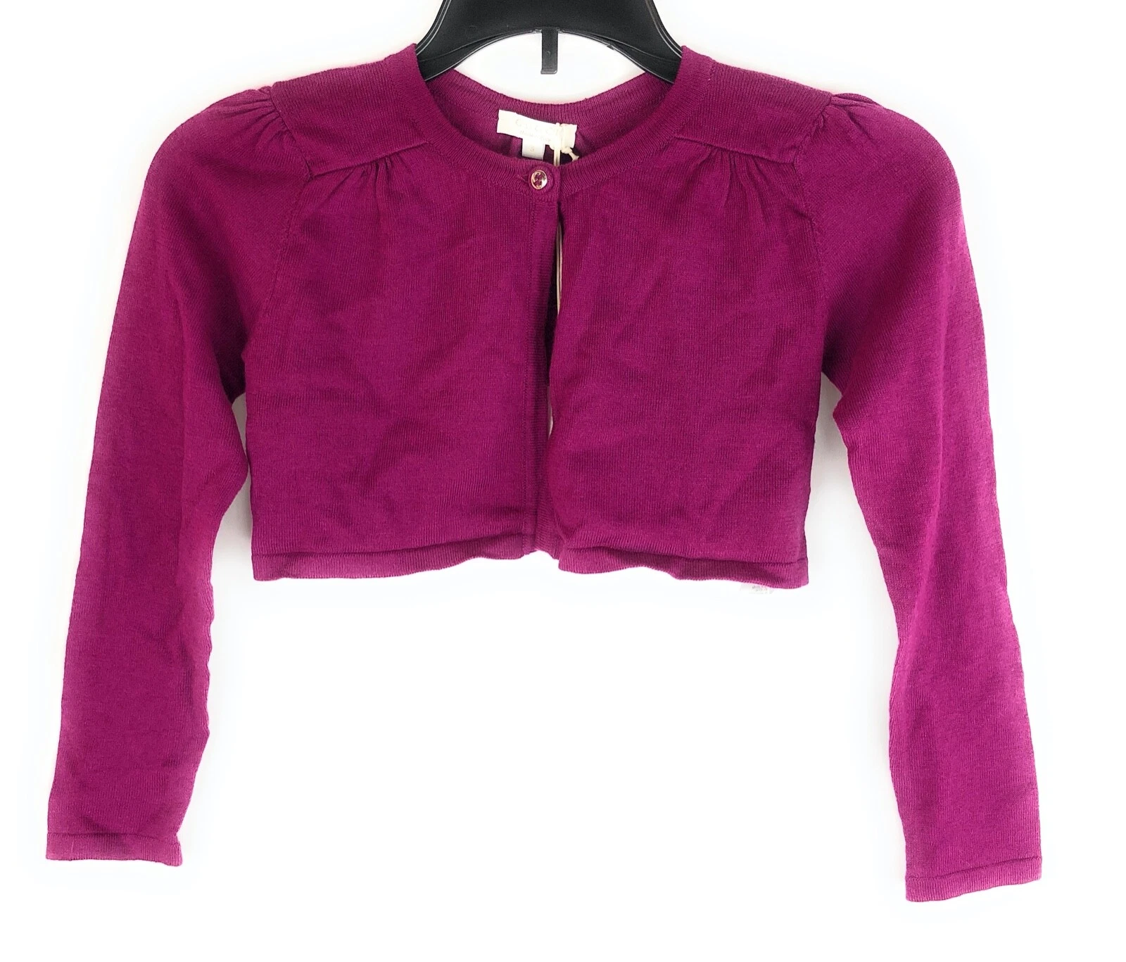 Gucci tricot fille coton framboise cachemire taille 5 fabriqué en Italie
