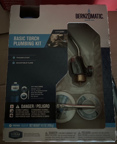 BENZOMATIC UTILITY TORCH PLUMBING KIT WPK2301