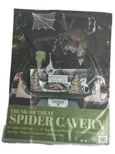 Hauntlook Trunk or Treat: Spider Cavern 13pc Car Trunk Halloween Monster Decor