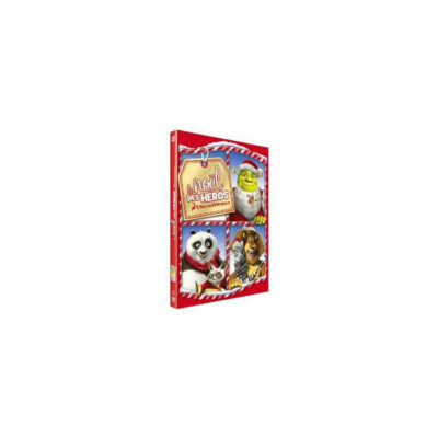 Weihnachten der Helden (3 Weihnachtsabenteuer) Panda + Shrek + Madagaskar - DVD NEU
