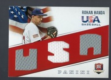 2015 Panini USA Baseball 15U National Team Jersey Rohan Handa 10/99