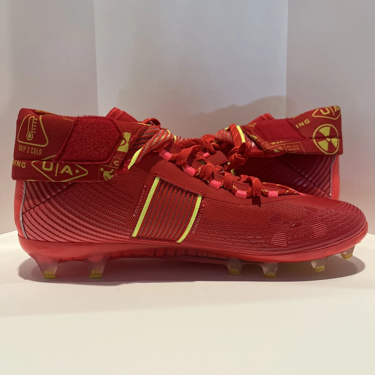 Under Armour Highlight MC Football Cleats 3023716-600 Men’s 12.5 Red/Yellow Under Armour Men main image 4