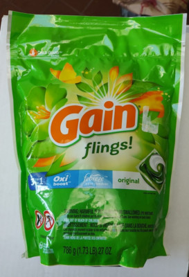 GAIN FLINGS 3 IN 1 DETERGENT PACS ORIGINAL - 35 PACK