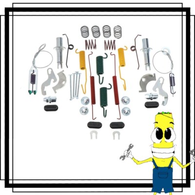 Complete Rear Brake Drum Hardware Kit for Ford RANGER 1995-2009 with ...