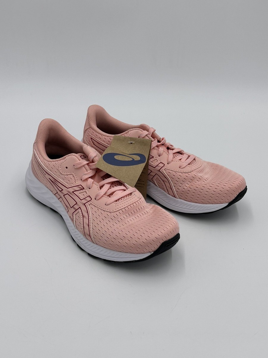 アシさん ASICS GEL EXCITE 9 WOMENS SZ 5.5 PINK WHITE RUNNING SNEAKER SHOE