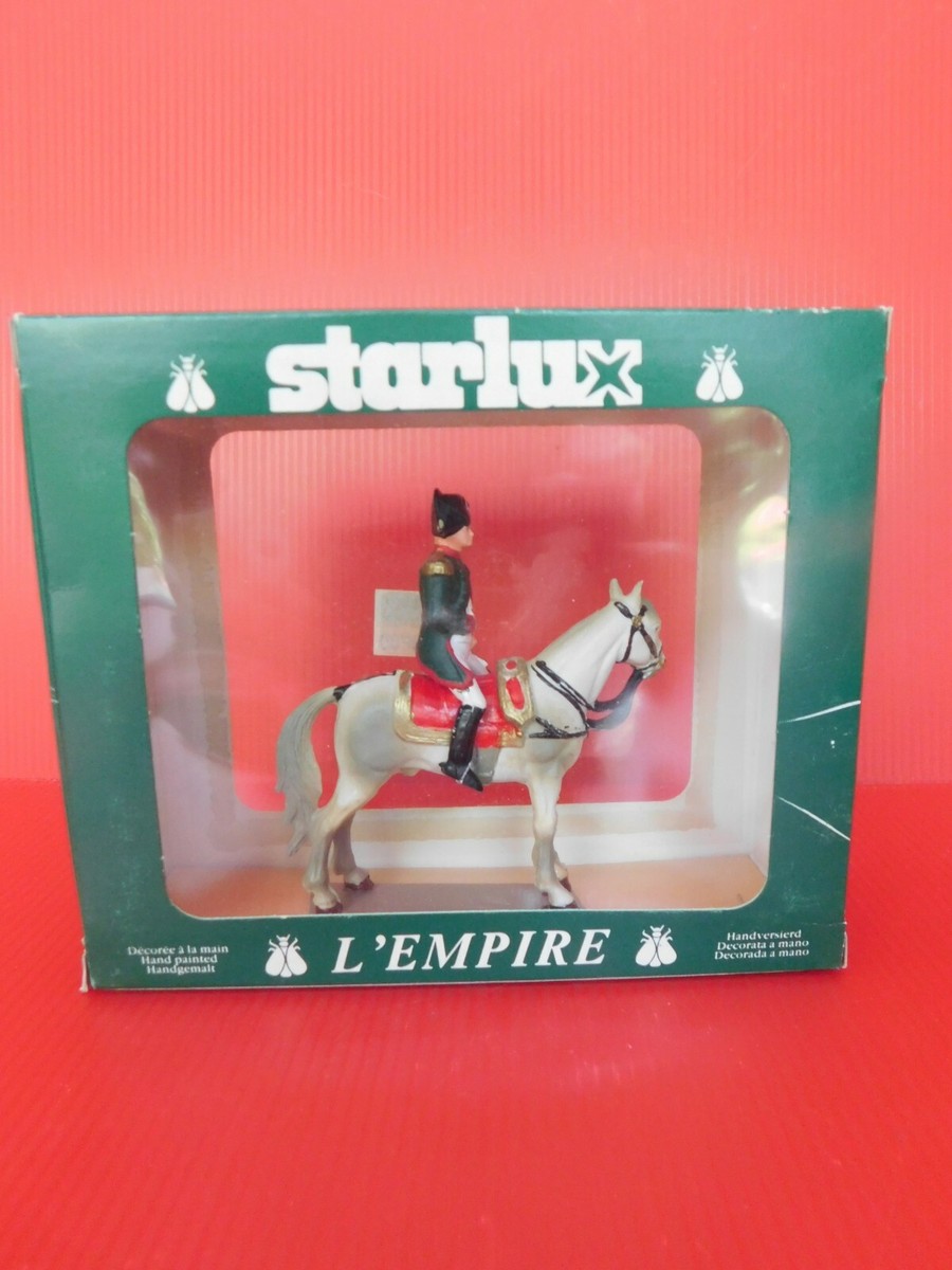Starlux Napoléon 1er à Cheval - Figurine 1/32 (60mm) Premier Empire, Collection Française