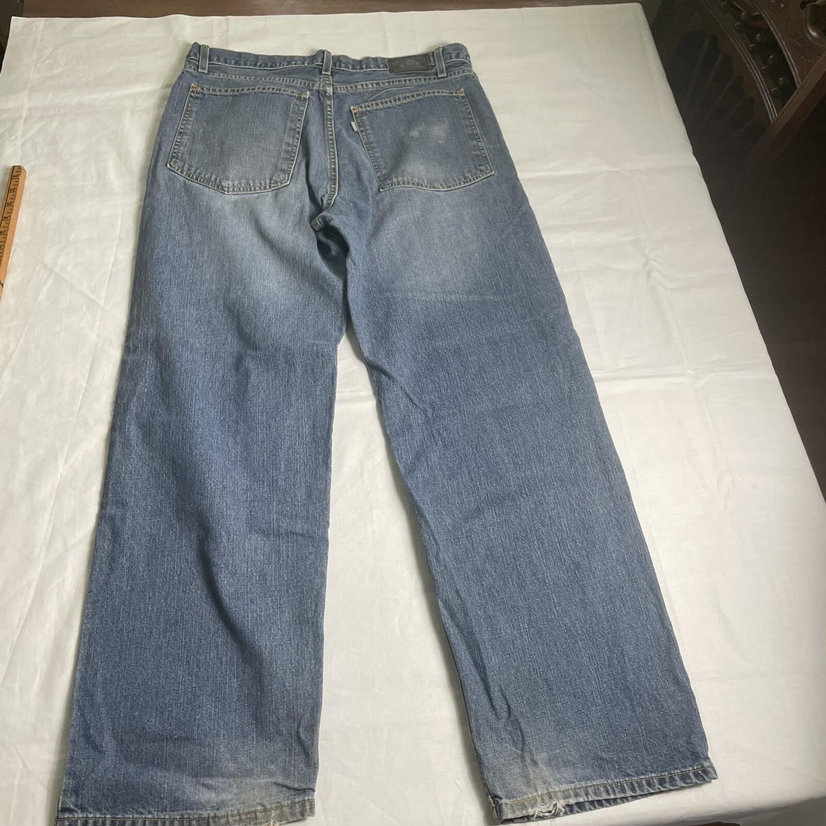 美品　Levis silver Tab BAGGY W33 L30 NWT Levis Mens SilverTab Oversized Medium Wash Jeans W33 L31