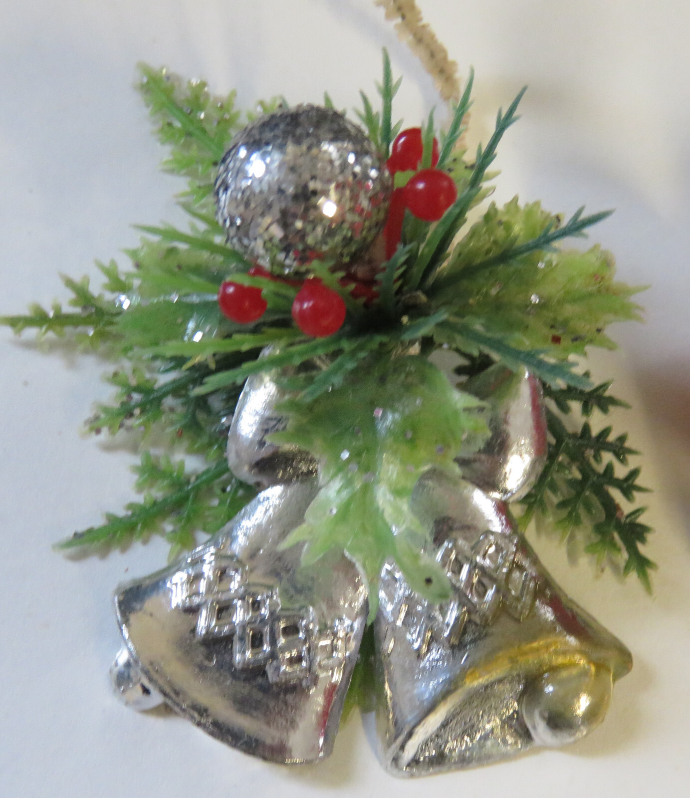 Lot of Gift Tie On Decorations Vintage Hong Kong Bells Foil Leaves, etc.