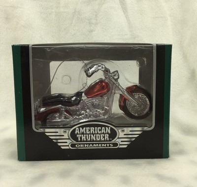 Retired Cavanagh American Thunder Ornament Holiday Motorcycle Ornament