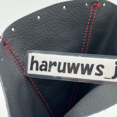 Honda S2000 Ultimate Edition Shift Boots Leather Red Stitch