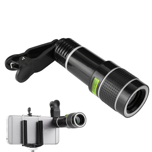 Appareil photo zoom optique télescope téléphone portable objectif HD pour Samsung Apple