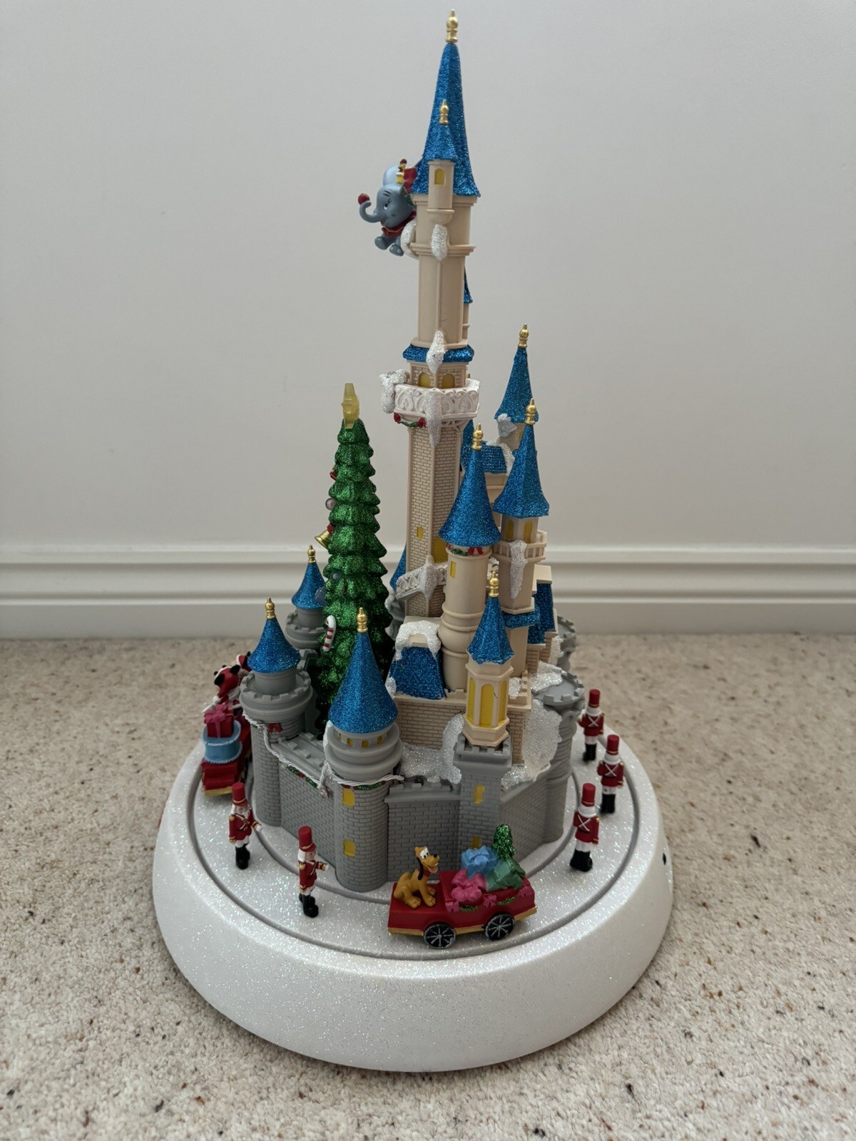 Disney Animated Christmas Parade Table Top Ornament with LED Lights