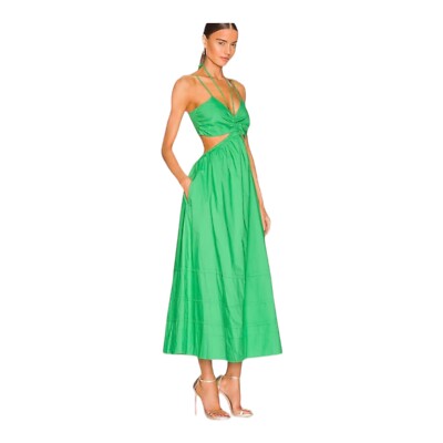 Nicholas Baylee Cut-Out Pockets Midi NWT Dress in Green Emerald .Size O |  eBay