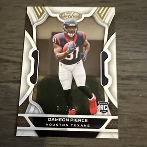2022 Panini Certified #125 Dameon Pierce #365/399 Rookie Texans