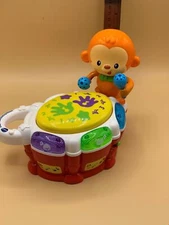 Vtech Baby Beats Monkey DRUM 6.5" Electronic Toy