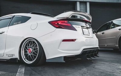 2012-2015 Honda Civic ''Shark Fin'' 3PC Rear Diffuser