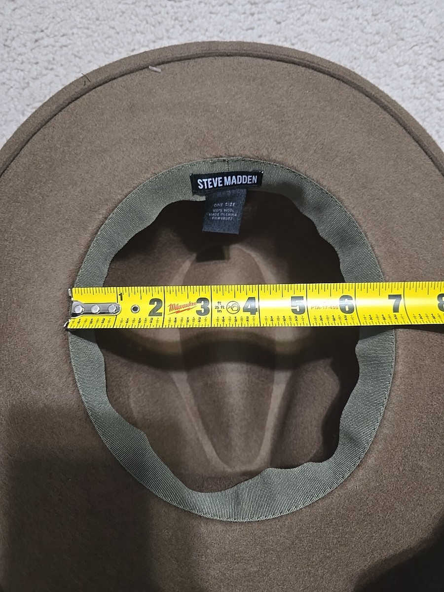Steve Madden Women\'s Green Felted Wool Metal Chain Fedora One Size MSRP $52 Steve Madden Women main image 4