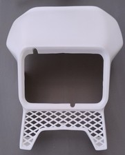 Tête de fourche blanche Yamaha XT 600 Ténéré 1VJ - 2KF / 125 DTR 200 DTR - DTRE