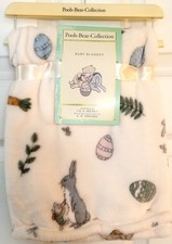 Classic Winnie the Pooh Pooh Bear Collection Baby Blanket 30x40 Nursery Crib