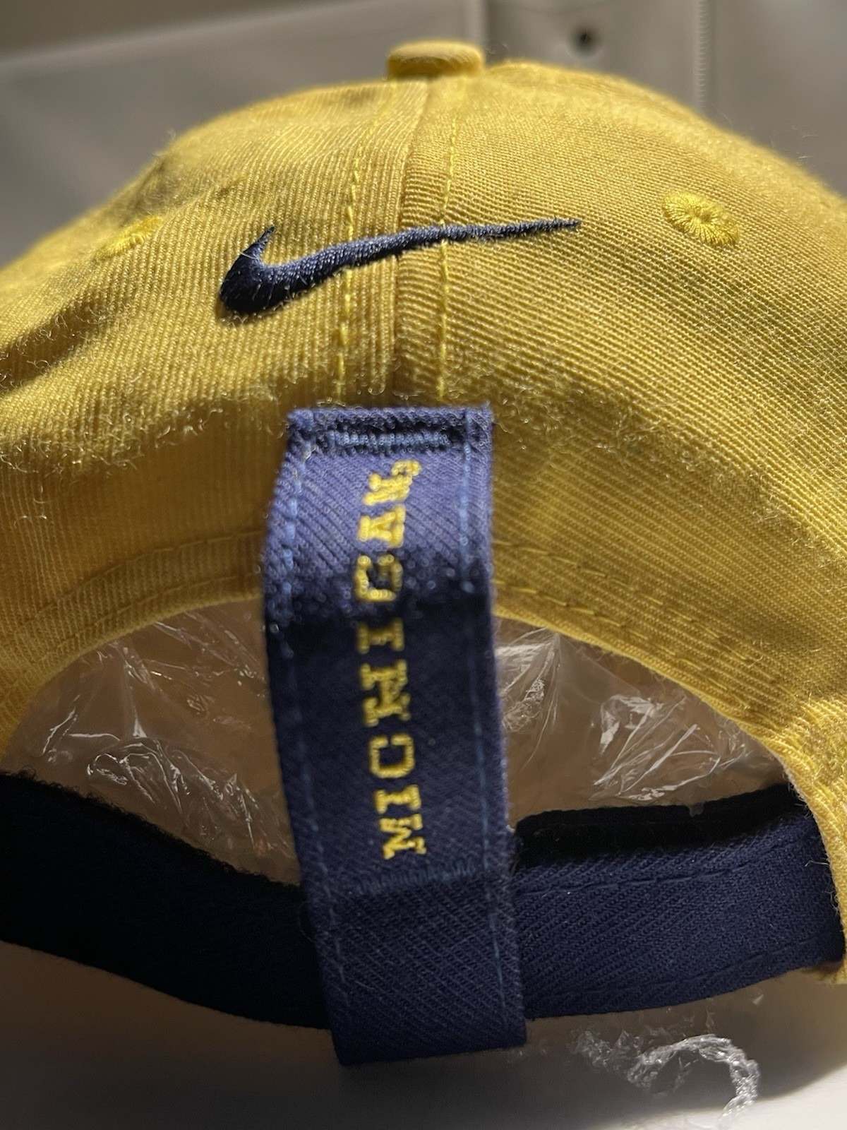Vintage 90s Michigan Nike Hat strap back   Baseball Cap thumbnail 4