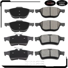 Front And Rear Ceramic Brake Pads For 2006 2007 2008 2009 2010 - 2013 Mazda 3