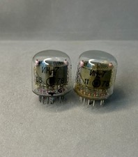 2 PCS IN-7 NEW NOS NIXIE VFD SYMBOLS SAME DATE