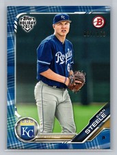 2019 Topps Bowman Holiday Evan Steele KC Royals Rookie Prospect /150 #TH-ES 6604