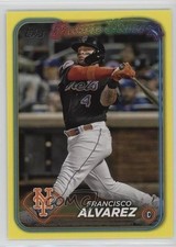 2024 Topps Series 2 Future Stars Yellow Francisco Alvarez #383 0v4e