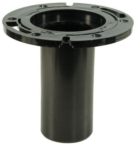 Jones Stephens C50309 CVR 3 ABS FLUSH FIT CL FLG W/ 6 B - Black