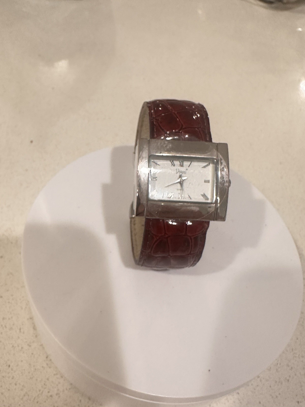 Vivani Vintage Rectangular Quartz Wristwatch Brow… - image 3