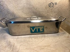 Inox Italy 18 Gauge Stainless Fish Poacher Steamer Pan 3 Piece