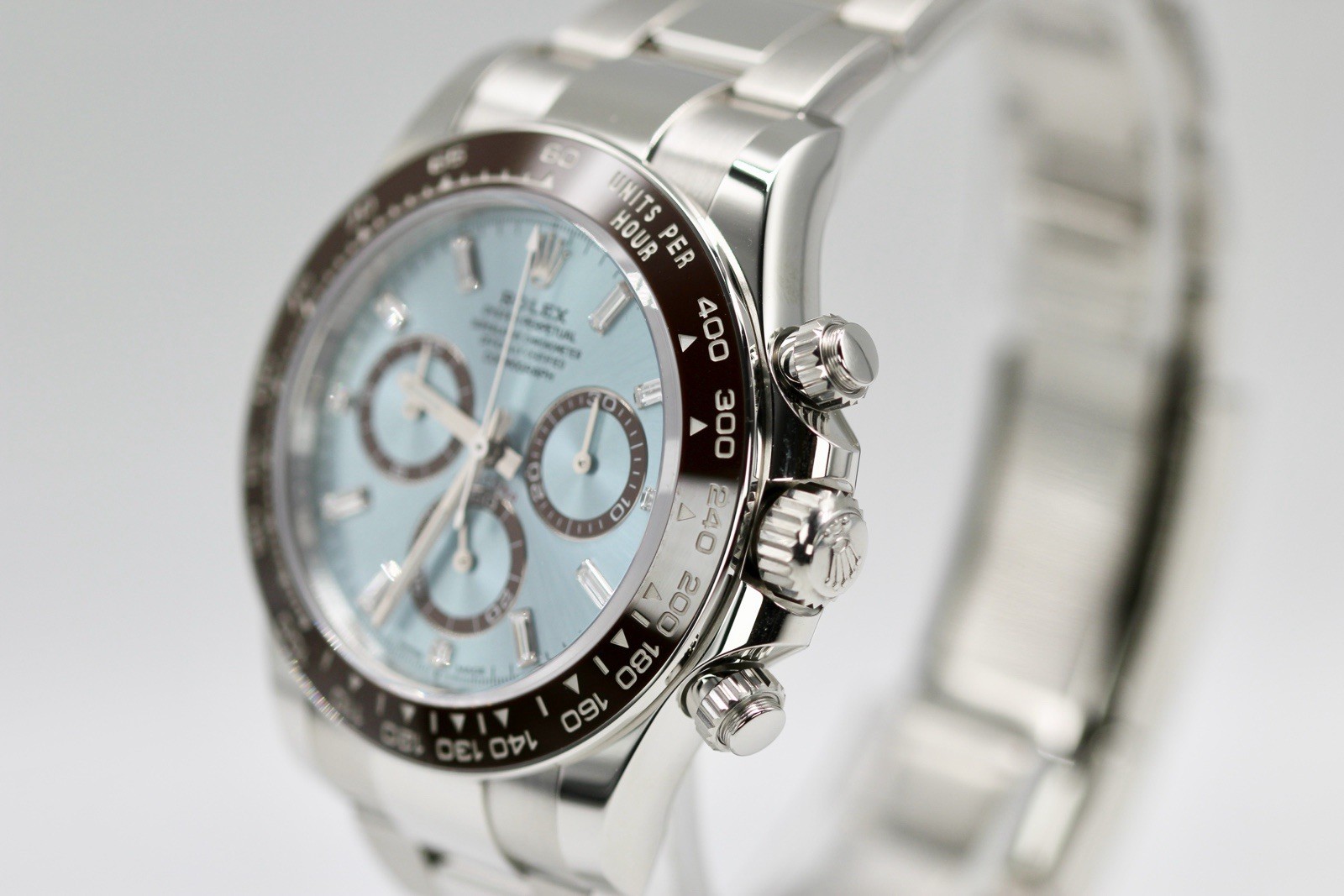 2026 Rolex Daytona Platinum 126506 Factory Baguette Diamonds Unworn image 2