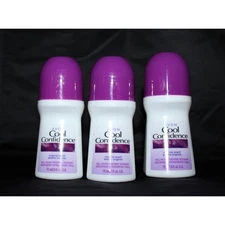 Avon Cool Confidence Original Scent Roll-On Deodorant 2.6 Fl Oz Lot of 3