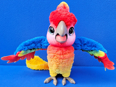 FURREAL FRIENDS HASBRO PAPAGEI PAULI SINGENDER PAPAGEI PARROT ARA