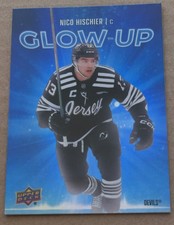 2025-26 Upper Deck Nico Hischier Glow-Up #GU-6 New Jersey Devils